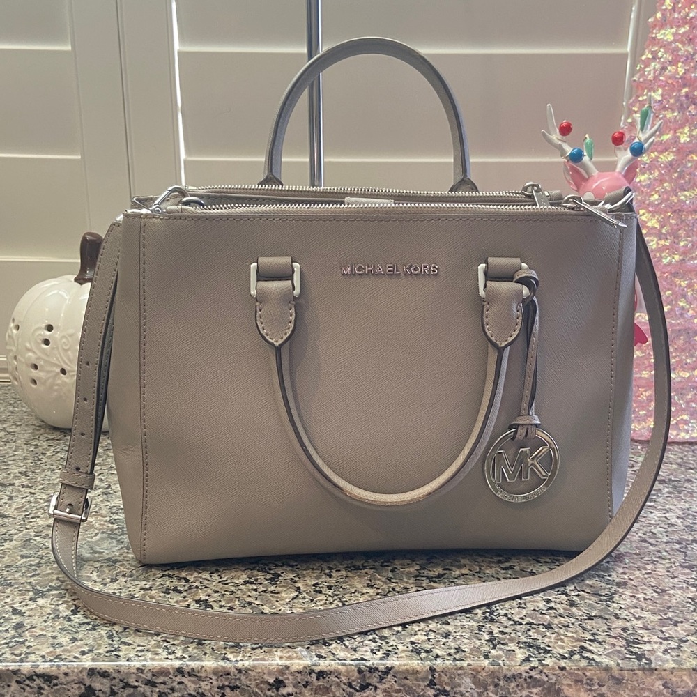 Michael Kors Sutton Saffiano Leather Satchel/Crossbody